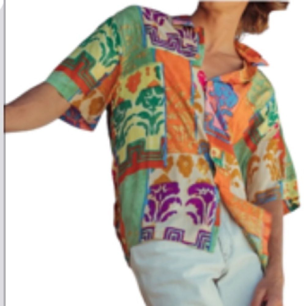 Jams World Vibrant Multicolor Shirt medium